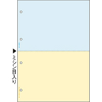 ヒサゴ　マルチプリンタ帳票　A4カラー2面4穴　FSC2011Ｚ　1箱（1200枚入）×2箱