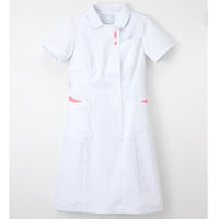 ナガイレーベン ワンピース ナースワンピース 医療白衣 半袖 Tピンク LL FT-4537（取寄品）