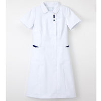 ナガイレーベン ワンピース ナースワンピース 医療白衣 半袖 Tロイヤルブルー L FT-4537（取寄品）