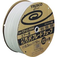 トラスコ中山 TRUSCO ウレタンブレードチューブ 6.5X10 100m ネオグレー TOP-6.5-100NG 1巻 214-7467（直送品）