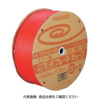 トラスコ中山 TRUSCO ウレタンブレードチューブ 8.5X12.5 100m 赤 TOP-8.5-100 1巻 104-3188（直送品）