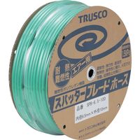 トラスコ中山 TRUSCO エアホース スパッタブレードチューブ 6.5×10mm 100m ドラム巻 SPB-6.5-100 1巻 152-6782（直送品）