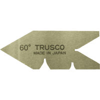 トラスコ中山 TRUSCO センターゲージ 焼入品 測定範囲60° 60-Y 1個 229-6063（直送品）