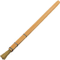 トラスコ中山 筆型ブラシ　竹柄　真鍮　線径０．１８ｍｍ FB-3 1個 216-7867
