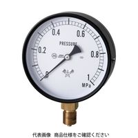 右下精器製造 右下 スター (圧力計)(A枠立型・φ100) 圧力レンジ0.0~0.25MPa S-41-0.25MP 1個 321-4125（直送品）