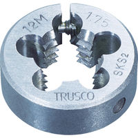 トラスコ中山 TRUSCO 丸ダイス 25径 M12×1.75 (SKS) T25D-12X1.75 1個 365-6268（直送品）