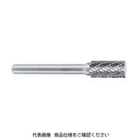 スーパー スーパー超硬バー ロー付タイプ 円筒型(シングルカット)刃径:6.3mm 刃長:12.7mm 軸径:3.0mm SB1B01S 1本(1個)（直送品）