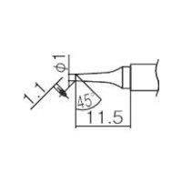 白光 こて先 1BC型 T12-BC1 1本(1個) 294-5754（直送品）