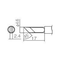 白光 こて先 KF型 T12-KF 1本(1個) 294-6084（直送品）