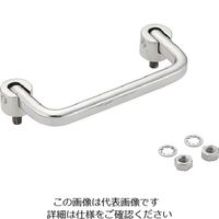 スガツネ工業 (100010012)HKー100ステンレス鋼製片折ハンドル HK-100 1個 320-3352（直送品）