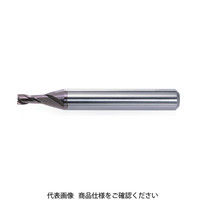 三菱マテリアル 三菱K 2枚刃エムスター汎用 超硬スクエアエンドミルミディアム刃長(M)1.2mm MS2MSD0120 1本 262-2157（直送品）