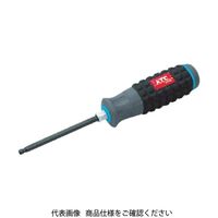 京都機械工具 KTC 樹脂柄ボールポイントヘキサゴンドライバ4mm D1H-04BP 1本(1個) 383-7009（直送品）