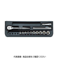 京都機械工具 KTC 6.3sq.ソケットレンチセット[17点] TB214 1セット 383-9214（直送品）