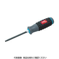 京都機械工具 KTC 樹脂柄ボールポイントヘキサゴンドライバ1/4inch D1H-1/4BP 1本 383-7106（直送品）
