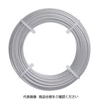 トラスコ中山 TRUSCO ステンレスワイヤロープ Φ1.0mmX5m CWS-1S5 1巻 213-4501（直送品）