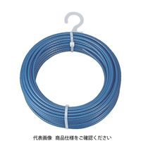 トラスコ中山 TRUSCO メッキ付ワイヤーロープ PVC被覆タイプ Φ2(3)mmX20m CWP-2S20 1巻 215-3998（直送品）