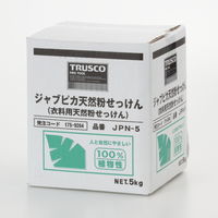 トラスコ中山 ＴＲＵＳＣＯ　ジャプピカ天然粉せっけん　５ｋｇ　（１個＝１箱） JPN-5 1個(5000ｇ) 175-9264