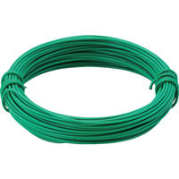 トラスコ中山 TRUSCO カラー針金 小巻タイプ 緑 20番手 線径0.9mm×15m TCWS-09GN 1巻 282-5244（直送品）