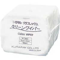 クラレ 不織布製ワイパー クラクリーンワイパー 25cm×25cm 100枚×30袋=3000枚入 FF-390C 1ケース(3000枚)（直送品）
