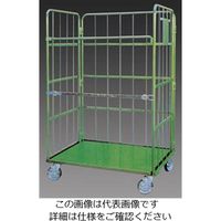 エスコ（esco） 1100x800x1700mm イージーコンテナ（スチール製） 1個 EA520LB-12（直送品）