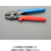 エスコ 0.3 ー2.0mm2 圧着ペンチ(絶縁端子・スリーブ用) EA538JD 1丁（直送品）