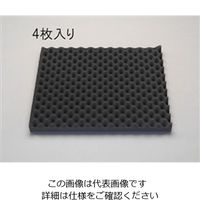 エスコ 500x 600x40mm 軟質ポリウレタンフォーム(4枚) EA997XM-25 1組(4枚)（直送品）