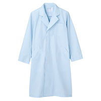 住商モンブラン ドクターコート（メンズ・長袖） 51-603 サックスブルー（水色） L シングル 診察衣 白衣（直送品）