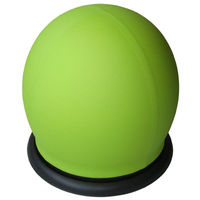 中央可鍛工業　ボール型チェア　座BALL回転型Bタイプ　グリーン　幅φ500mm×高さ510mm　（取寄品）
