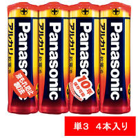 パナソニック　アルカリ乾電池　単3形　LR6XJ/4SE　1パック（4本入）
