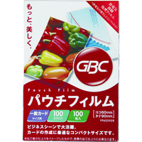 アコ・ブランズ・ジャパン　GBCパウチフィルム　一般カードサイズ　YP60090R　1箱（100枚入）