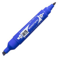 トンボ鉛筆【MONO】油性ツインマーカー モノツインE 青 OD-TME15 5本