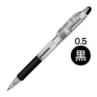 油性ボールペン ジムノック 0.5mm 黒 10本 KRBS-100 ゼブラ