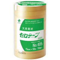 ニチバン セロテープ 産業用 15mmＸ50m 10巻 405ー15Ｘ50 1パック（直送品）