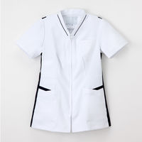 ナガイレーベン 女性用チュニック（スクラブ） 医療白衣 半袖 Tネイビー EL FT-4442（取寄品）