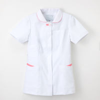 ナガイレーベン 女子上衣 ナースジャケット 医療白衣 半袖 Tピンク EL FT-4552（取寄品）