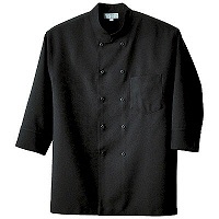 兼用コックシャツ　LL　ブラック　861201-010-LL