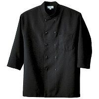 兼用コックシャツ　M　ブラック　861201-010-M