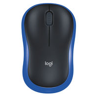 ロジクール（Logicool）　無線（ワイヤレス）マウス　M186 光学式/3ボタン/3年保証 ブルー M186BL
