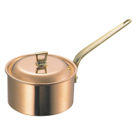 SW　銅　深型　片手鍋（蓋付）18cm　ガゼル　151800　(取寄品)（取寄品）