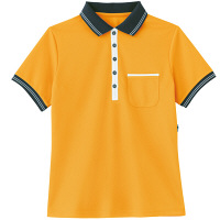 カーシーカシマ　ポロシャツ　オレンジ　5L　HM-2179c/14 5L　(取寄品)（取寄品）