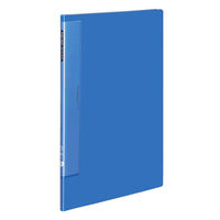 コクヨ　クリヤーブック（ウェーブカット・固定式）　B4タテ10ポケット　青　ブルー　ラ-T554B　1冊