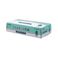 オオサキメディカル　オオサキプラスチック手袋　パウダーフリー　Lサイズ　70002　1箱（100枚入）（使い捨てグローブ）