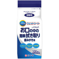 白十字 口内清潔ウェットシート 詰替え用（100枚入）