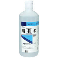 健栄製薬　精製水（ワンタッチキャップ式/500mL）　0544　1箱（20本入）【医療用医薬品】