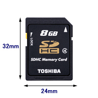 TOSHIBA/東芝 SDHC 8GB Class4 （ SD-L008G4 ）