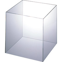 アスクル　アクリル製　キューブ型ディスプレイ　30cm角　1セット（4個：1個×4）　アスクル　 オリジナル
