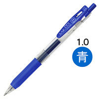 ゲルインクボールペン サラサクリップ 1.0mm 青 JJE15-BL ゼブラ