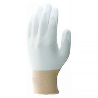 【ウレタン背抜き手袋】 ショーワグローブ パームフィット手袋 B0500 ホワイト S 1セット（10双：1双入×10袋）