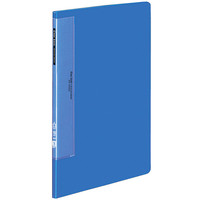 コクヨ　クリヤーブック（ウェーブカット・固定式）　A4タテ10ポケット　青　ブルー　ラ-T550B　1冊