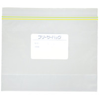 アスクル　業務用フリーザーバッグ　マチ付き　M　1ケース（2000枚：50枚入×40パック）  オリジナル